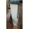 Image 3 : Wooden shelf unit, possibly designed for organizing small items, books, or collectibles. (36" X 8" X