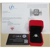 Image 10 : #1530-2.00 CT GRA CERTIFIED RADIANT CUT MOISSANITE STONE VVS D COLOR WITH 36 ROUND BRILLIANT CUT CUB