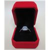 Image 2 : #1530-2.00 CT GRA CERTIFIED RADIANT CUT MOISSANITE STONE VVS D COLOR WITH 36 ROUND BRILLIANT CUT CUB