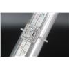 Image 4 : #1530-2.00 CT GRA CERTIFIED RADIANT CUT MOISSANITE STONE VVS D COLOR WITH 36 ROUND BRILLIANT CUT CUB