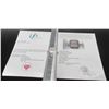 Image 7 : #1530-2.00 CT GRA CERTIFIED RADIANT CUT MOISSANITE STONE VVS D COLOR WITH 36 ROUND BRILLIANT CUT CUB