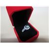 Image 5 : #1531-2.00 CT GRA CERTIFIED ROUND BRILLIANT CUT MOISSANITE STONE VVS BLUE-GREEN COLOR WITH 12 BAGUET