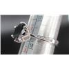 Image 4 : #1532-3.00 CT GRA CERTIFIED ROUND BRILLIANT CUT MOISSANITE STONE VVS BLACK COLOR WITH 12 ROUND BRILL