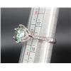 Image 3 : #1533-3.00 CT GRA CERTIFIED ROUND BRILLIANT CUT MOISSANITE STONE VVS VIVID BLUISH GREEN COLOR WITH 1
