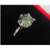 Image 9 : #1533-3.00 CT GRA CERTIFIED ROUND BRILLIANT CUT MOISSANITE STONE VVS VIVID BLUISH GREEN COLOR WITH 1
