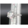 Image 4 : #1534-3.00 CT GRA CERTIFIED ROUND BRILLIANT CUT MOISSANITE STONE VVS D COLOR WITH 12 ROUND BRILLIANT