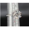 Image 5 : #1534-3.00 CT GRA CERTIFIED ROUND BRILLIANT CUT MOISSANITE STONE VVS D COLOR WITH 12 ROUND BRILLIANT