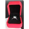 Image 10 : #1535-3.00 CT GRA CERTIFIED ROUND BRILLIANT CUT MOISSANITE STONE VVS LIGHT BLUE COLOR WITH 12 ROUND 