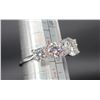 Image 5 : #1537-3.60 CT TW GRA CERTIFIED ROUND BRILLIANT CUT MOISSANITE STONES VVS D COLOR WITH THE 5 MOISSANI