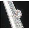 Image 4 : #1538-5.00 CT GRA CERTIFIED ROUND BRILLIANT CUT MOISSANITE STONE VVS D COLOR SET IN CENTER WITH 14 R