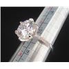 Image 7 : #1538-5.00 CT GRA CERTIFIED ROUND BRILLIANT CUT MOISSANITE STONE VVS D COLOR SET IN CENTER WITH 14 R
