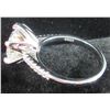 Image 8 : #1538-5.00 CT GRA CERTIFIED ROUND BRILLIANT CUT MOISSANITE STONE VVS D COLOR SET IN CENTER WITH 14 R