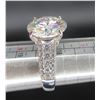 Image 6 : #1540-10.00 CT GRA CERTIFIED ROUND BRILLIANT CUT MOISSANITE STONE VVS D COLOR WITH 10 GRADUATING ROU