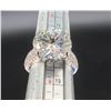 Image 7 : #1540-10.00 CT GRA CERTIFIED ROUND BRILLIANT CUT MOISSANITE STONE VVS D COLOR WITH 10 GRADUATING ROU