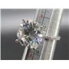 Image 3 : #1541-10.00 CT GRA CERTIFIED ROUND BRILLIANT CUT MOISSANITE STONE VVS D COLOR SET IN 4 CLAW HEAD WIT