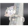 Image 5 : #1541-10.00 CT GRA CERTIFIED ROUND BRILLIANT CUT MOISSANITE STONE VVS D COLOR SET IN 4 CLAW HEAD WIT