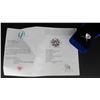 Image 9 : #1541-10.00 CT GRA CERTIFIED ROUND BRILLIANT CUT MOISSANITE STONE VVS D COLOR SET IN 4 CLAW HEAD WIT