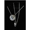 Image 4 : #1545-5.00 CT GRA CERTIFIED ROUND BRILLIANT CUT MOISSANITE STONE VVS D COLOR WITH THE 26 ROUND BRILL