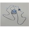 Image 7 : #1545-5.00 CT GRA CERTIFIED ROUND BRILLIANT CUT MOISSANITE STONE VVS D COLOR WITH THE 26 ROUND BRILL