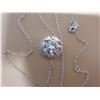 Image 8 : #1545-5.00 CT GRA CERTIFIED ROUND BRILLIANT CUT MOISSANITE STONE VVS D COLOR WITH THE 26 ROUND BRILL