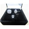 Image 5 : #1546-1.00 CT GRA CERTIFIED ROUND BRILLIANT CUT MOISSANITE STONES VVS D COLOR WITH 32 ROUND BRILLIAN