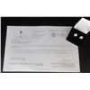 Image 6 : #1546-1.00 CT GRA CERTIFIED ROUND BRILLIANT CUT MOISSANITE STONES VVS D COLOR WITH 32 ROUND BRILLIAN