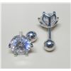 Image 6 : #1547-2.00 CT GRA CERTIFIED ROUND BRILLIANT CUT MOISSANITE STONE VVS D COLOR SET IN 6 CLAW FILAGREE 