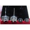 Image 5 : #1550-4.00 CT GRA CERTIFIED ROUND BRILLIANT CUT MOISSANITE STONES VVS D COLOR SET IN 6 CLAW BASKET H
