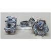 Image 6 : #1550-4.00 CT GRA CERTIFIED ROUND BRILLIANT CUT MOISSANITE STONES VVS D COLOR SET IN 6 CLAW BASKET H