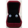 Image 2 : #1551-4.00 CT TW GRA CERTIFIED ROUND BRILLIANT CUT MOISSANITE STONES VVS D COLOR SET IN 6 CLAW FILAG