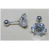 Image 5 : #1551-4.00 CT TW GRA CERTIFIED ROUND BRILLIANT CUT MOISSANITE STONES VVS D COLOR SET IN 6 CLAW FILAG