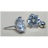 Image 6 : #1551-4.00 CT TW GRA CERTIFIED ROUND BRILLIANT CUT MOISSANITE STONES VVS D COLOR SET IN 6 CLAW FILAG