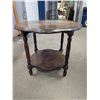 Image 4 : Small Round End Table or Plant Stand 19"x22"x21"