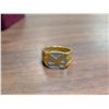 Image 2 : Size 10 Mens Gold Colour Ring W/ Eagle Design