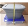 Image 4 : Sterilite 38 L Tote and Omnibox Clear 25 L Tote.
