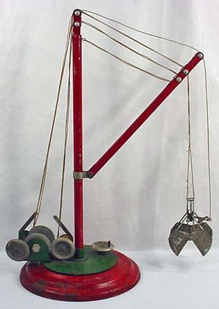 antique toy cranes