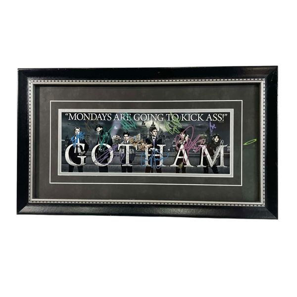 Gotham (2014 - 2019) - Signed by 11 Framed Poster