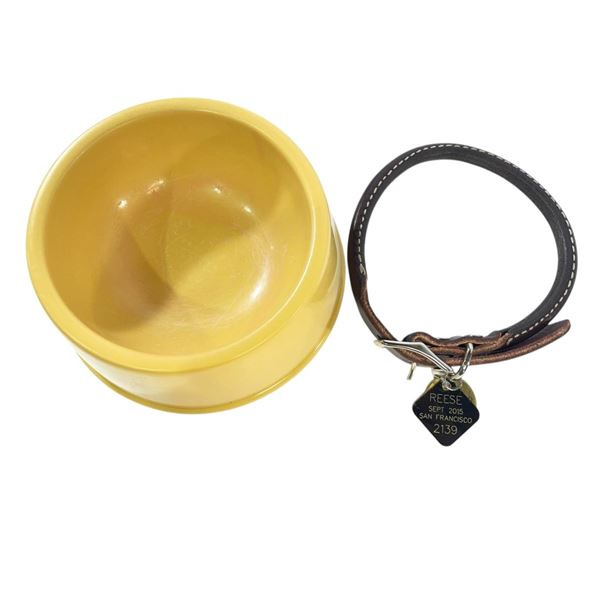 The Age of Adaline (2015) - Reese Dog Collar & Bowl (Blake Lively's Dog)