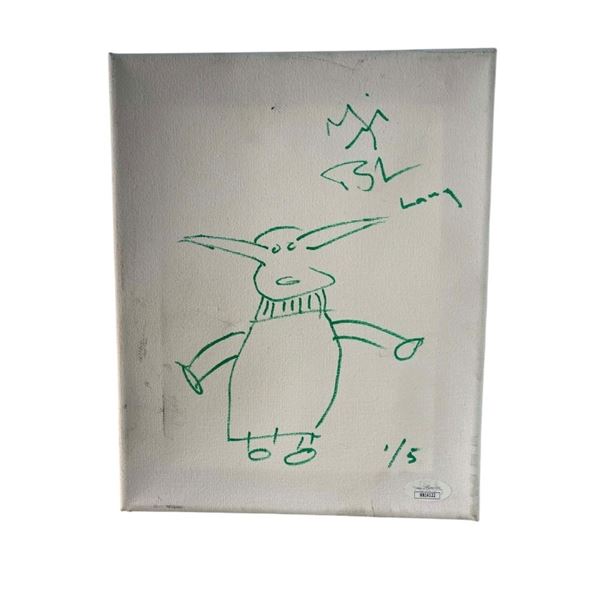 The Mandalorian (2019-) - Lang (Michael Biehn) Grugu Hand Drawn Autographed Picture