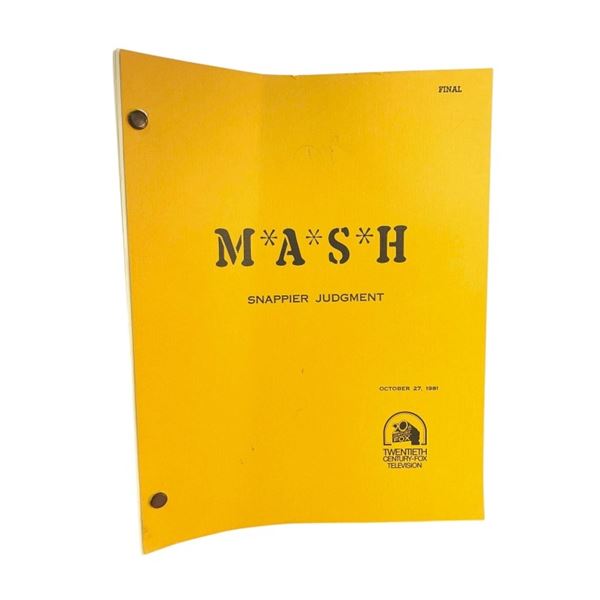 M*A*S*H (TV Series 1972–1983) - Script