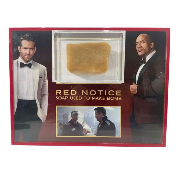 Red Notice (2021) - Prop Bar Of Soap Used to Make Bomb