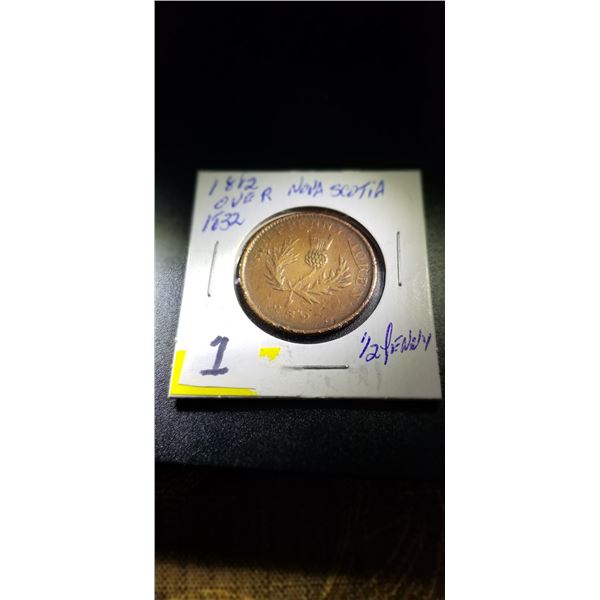 Prov. of Nova Scotia 1832 1/2 penny