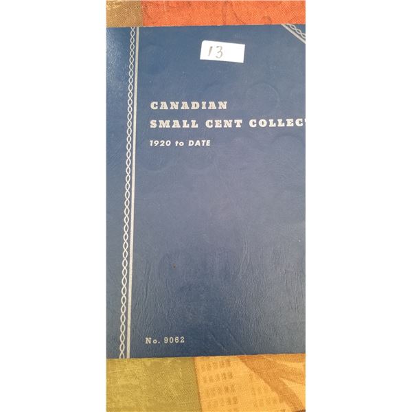 Booklet of small Pennies 1920 to 1972 complete