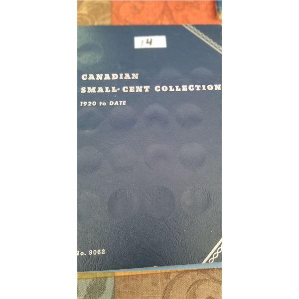Booklet of small Pennies 1920 to 1972 complete