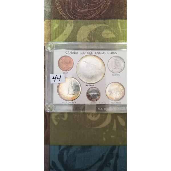 Canada 1967 centennial 6 coin set