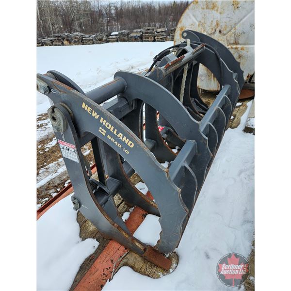 Skid Steer ATTACHMENT : GRAPPLE : New Holland by Bradco : Model 106152 : 6ft