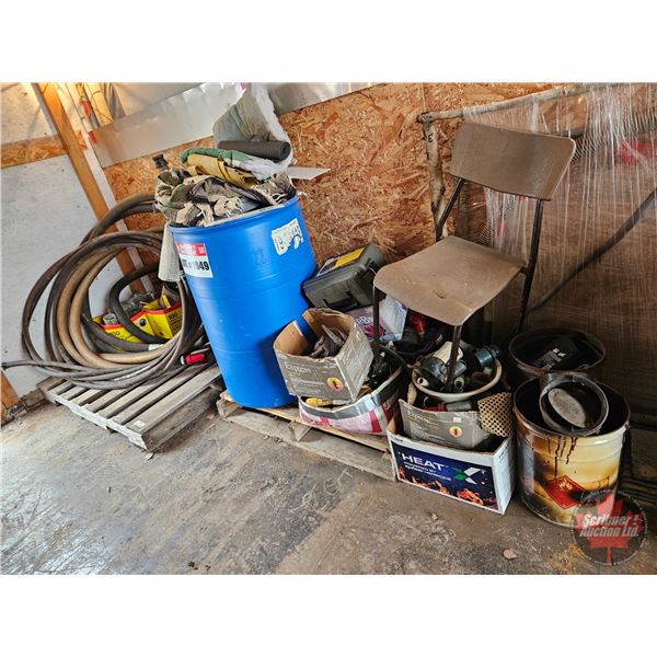 Grouping - Large Assortment Water Pump Items : Camlock Fittings; Valves; Suction Hose; Discharge Hos