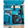 Image 2 : Makita Combo : - 18v Drill & 1/4" Impact - 1/2" Drive Corded Drill (w/Cases)