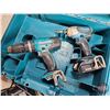 Image 3 : Makita Combo : - 18v Drill & 1/4" Impact - 1/2" Drive Corded Drill (w/Cases)