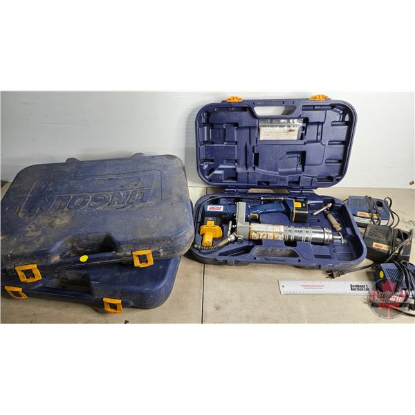 Lincoln Cordless Grease Guns (3) w/Cases